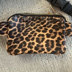 Leopard Print Crossbody Bag